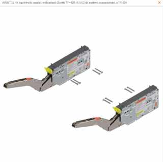 BLUM- AVENTOS HK / HK top 22K2300T KRAFTSP Cink felnyíló vasalat, erőhordozó, LF=420-1610 (2 db esetén), a TIP-ON #1