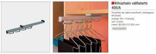 KIHÚZHATÓ VÁLLFATARTÓ 405/A 510-820 mm ALUMÍNIUM-SZÜRKE #3