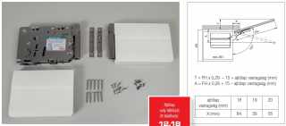 FDS FELNYÍLÓ FDS TSF PÁNT NÉLKÜLI FELNYÍLÓ VASALAT 4,6-22,5kg-ig FEHÉR #4