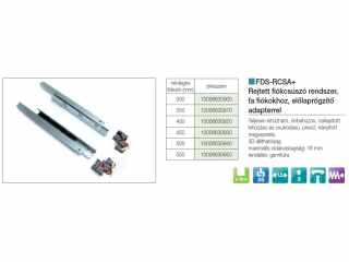 FDS REJTETT FIÓKCSÚSZÓ FDS-RCSA+ 400mm,35kg ACÉL #2