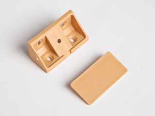 SZERELVÉNYEK - SAROKMEREVÍTŐ DUPLA 19x19x42 mm DRAPP #1