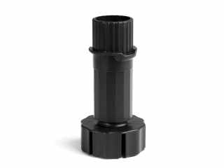 LÁBAK - MŰANYAG SZEKRÉNYLÁB 415/150 LÁB TALP NÉLKÜLI 150 mm FEKETE #1