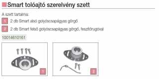 TOLÓAJTÓ VASALAT - TOLÓAJTÓ BÚTORLAPHOZ SMART2 SZERELVÉNY TEHERBIRÁS: 50KG ALUMÍNIUM #2