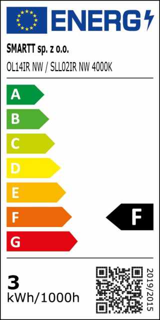 LED VILÁGÍTÁS OL14 IR NATURAL WHITE SZÁLCSISZOLT ACÉL #3