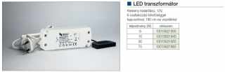 LED VILÁGÍTÁS SLD15W-12V LED TRANSZFORMÁTOR FEHÉR #2