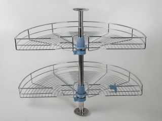 BELSŐ FÉMRÁCS 24323 FÉLKÖR KOSÁR GARNITÚRA 740x600/750 mm KRÓM #1