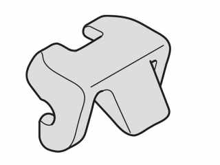 FEL- ÉS LENYÍLÓ VASALAT - HAFELE FELNYÍLÓ 372.91.499 NYITÁSSZÖG-HATÁROLÓ . SZÜRKE #1