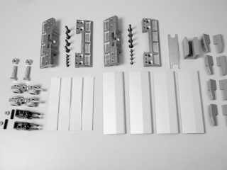 TOLÓAJTÓ VASALAT - TOLÓAJTÓ BÚTORLAPHOZ 100 SILENT GLASS SZETT 80 kg ALUMÍNIUM #1