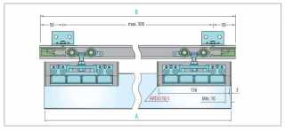 TOLÓAJTÓ VASALAT - TOLÓAJTÓ BÚTORLAPHOZ 100 SILENT GLASS SZETT 80 kg ALUMÍNIUM #4