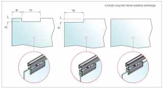 TOLÓAJTÓ VASALAT - TOLÓAJTÓ BÚTORLAPHOZ 100 SILENT GLASS SZETT 80 kg ALUMÍNIUM #5