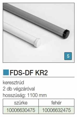 FIÓKRENDEZŐ FDS-DF KR2 KERESZTRÚD 1100mm FEHÉR #2