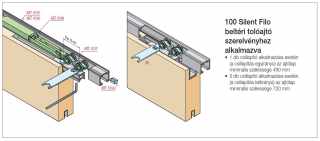 TOLÓAJTÓ VASALAT - TOLÓAJTÓ BÚTORLAPHOZ 100 SILENT CSILLAPÍTÓ 100 kg SZÜRKE #4