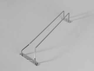 KÜLSŐ FÉMRÁCS H604A TALPASPOHÁR TARTÓ 1 RÉSZES 105x70x340 mm KRÓM #1