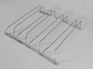 KÜLSŐ FÉMRÁCS H604D TALPASPOHÁR TARTÓ 4 RÉSZES 420x70x332 mm KRÓM #1