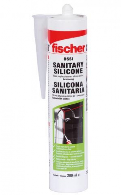 Fischer DS TP Szaniterszilikon áttetsző 280 ml