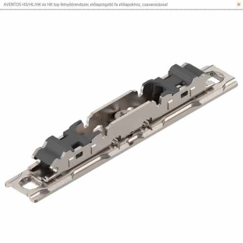 BLUM AVENTOS 20S4201 / HS/HL/HK és HK Top  előlaprögzítő fa előlapokhoz / Nikkel