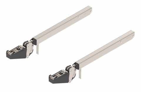 BLUM AVENTOS ÚJ HF 22F3500    AVENTOS HF top felnyíló harmonika vasalat, emelőkar (Szett), KM=600-910 mm, szimmetrikus