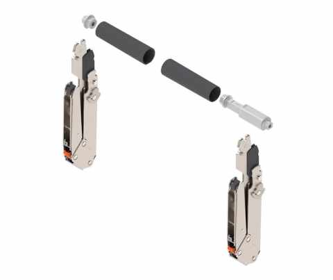 BLUM AVENTOS ÚJ HL 22L3800     AVENTOS HL top felnyíló lift vasalat, emelőkar (Szett), KM=390-540 mm, szimmetrikus