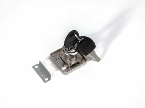 BÚTORZÁR HB LOCKS HB-01 KISFIÓKZÁR SZÖGLETES NIKKEL
