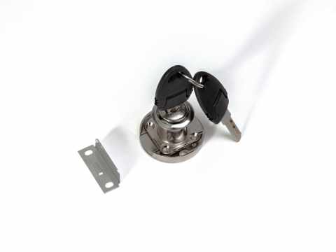 BÚTORZÁR HB LOCKS HB-03 KISFIÓKZÁR KEREK NIKKEL