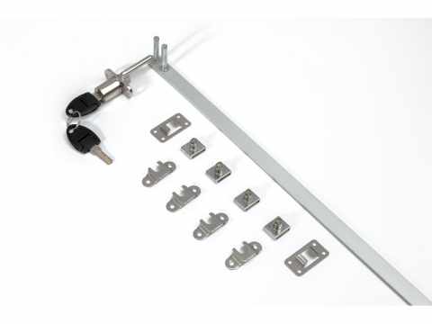 BÚTORZÁR HB LOCKS HB-08 KÖZPONTI FIÓKZÁR ELÖLRŐL ZÁRHATÓ NIKKEL