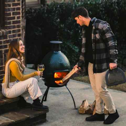 BIG GREEN EGG - Chiminea
