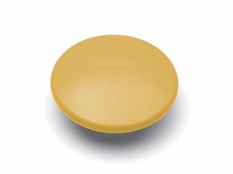 BÚTORFOGANTYÚ 425 GOMB ÁTM: 70mm BÚZASÁRGA
