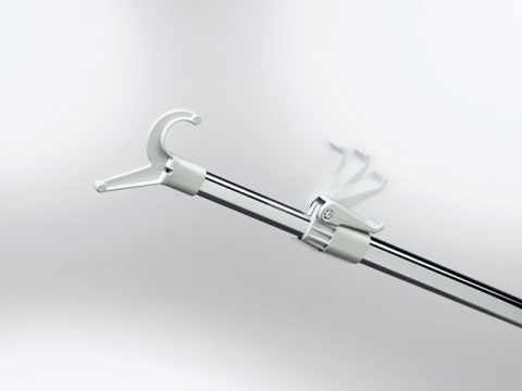 GARDRÓB - GARDRÓB SZERELVÉNY VÁLLFAEMELŐ RÚD 880/1590mm ALUMÍNIUM