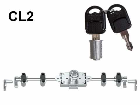 BÚTORZÁR - CL BÚTORZÁR 760-CL2 FORGÓRÚDZÁR 76x37mm +2m RÚD NIKKEL