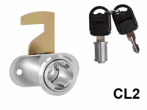 BÚTORZÁR - CL BÚTORZÁR 711-CL2 NYELVES BÚTORZÁR 18x42mm NIKKEL