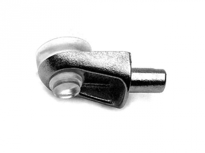 SZERELVÉNYEK - POLCTARTÓ MV01 ÜVEGPOLC TARTÓ 5x29mm NIKKELEZETT