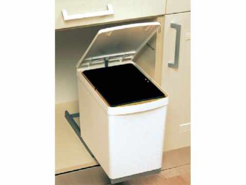 TÁROLÁS - HULLADÉKGYŰJTŐ ART 280 16L, 230x360x390 mm FEHÉR