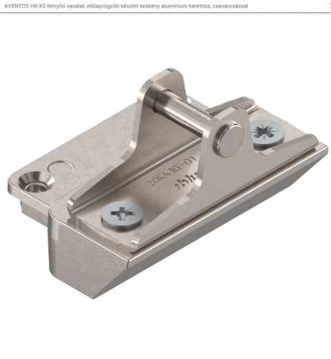 BLUM AVENTOS HK-XS 20K4101A /  előlaprögzítő keskeny alumínium kerethez / Nikkel