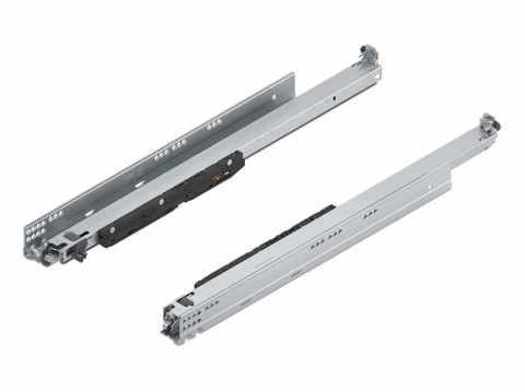 BLUM- MOVENTO 766H6000S  MOVENTO*MP  Cink ezzel BLUMOTION S, teljes kihúzás a fa fiók, 60 kg, NH=600 mm, kuplunggal szerelendő, bal / jobb