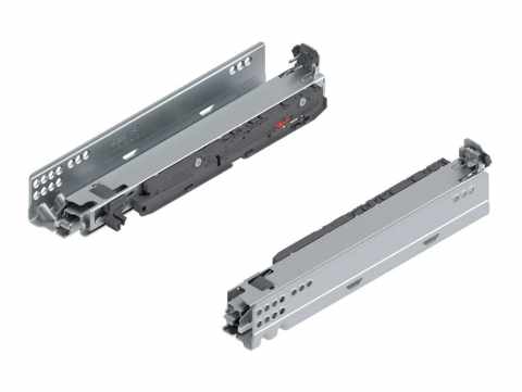 BLUM- MOVENTO 760H3000S  MOVENTO MP  Cink ezzel BLUMOTION S, teljes kihúzás a fa fiók, 40 kg, NH=300 mm, kuplunggal szerelendő, bal / jobb